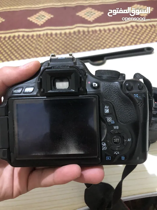 كاميرا Canon 600D مع ثلاث عدسات وشنتة