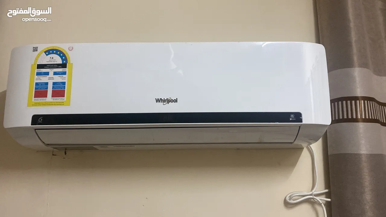 whirlpool air condition1.5 tons under warranty