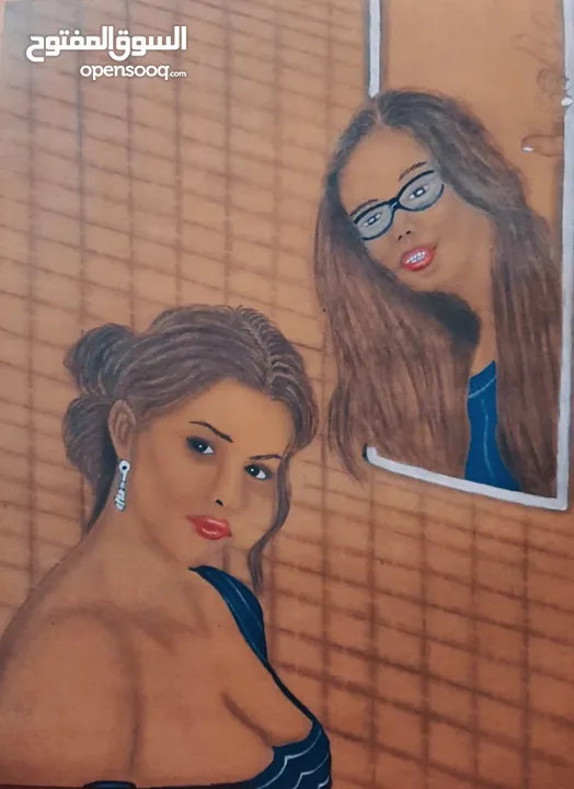 لوحات سريالية اصلية رسم يدوي