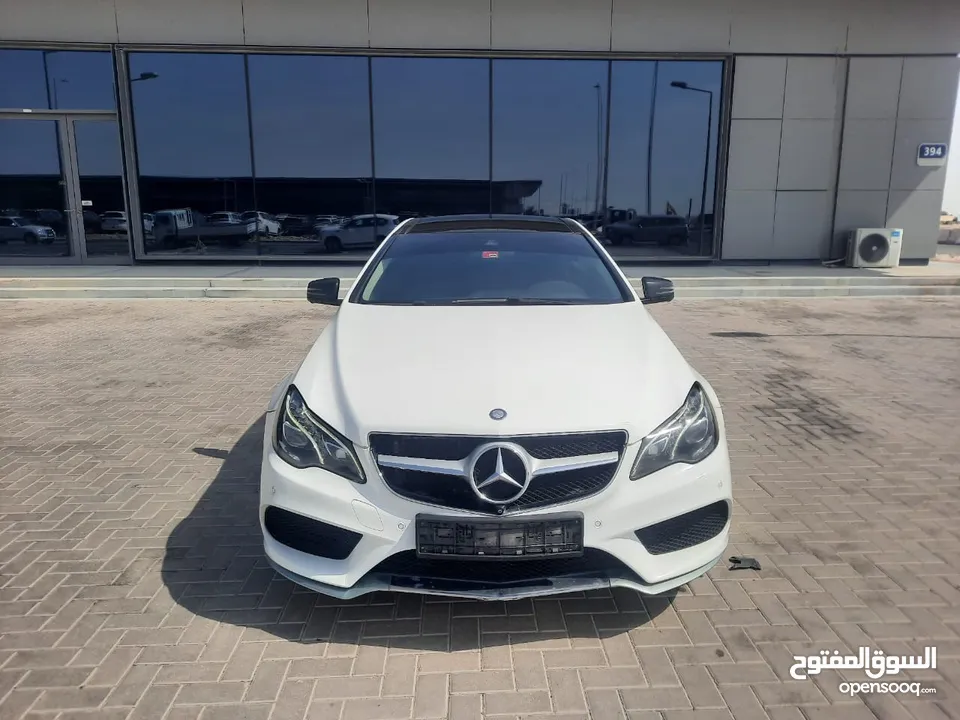 Mercedes E350 White 2016 مرسيدس E350  ابيض 2016