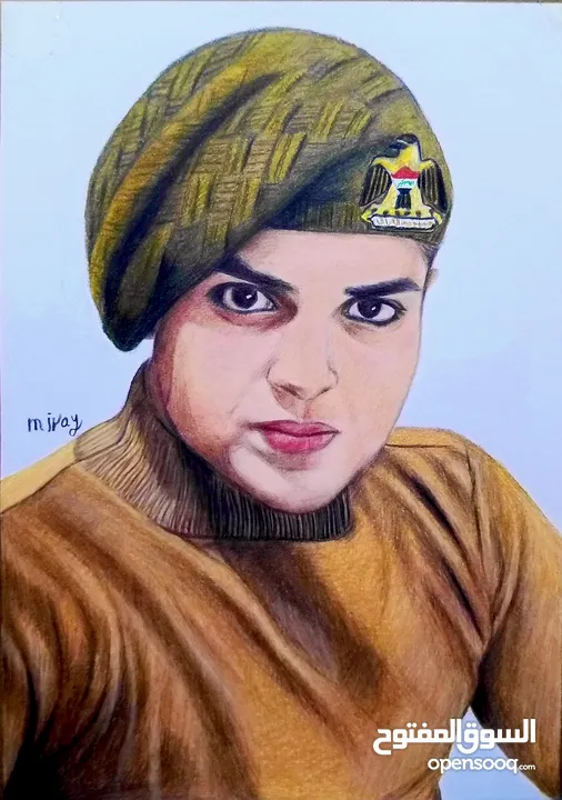 رسم رصاص فحم الوان