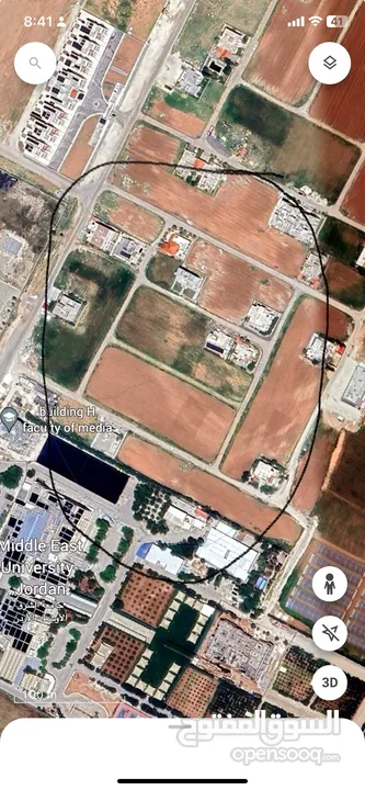 مطلوب قطعة أرض بالقرب من جامعة الشرق الأوسط من المالك مباشرة