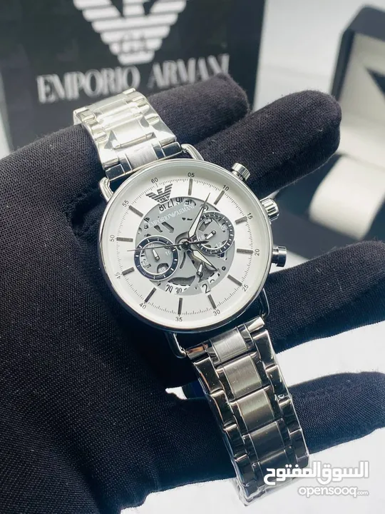 Emporio armani امبوريوم ارماني بطارية  ساعات شبابية فخمه
