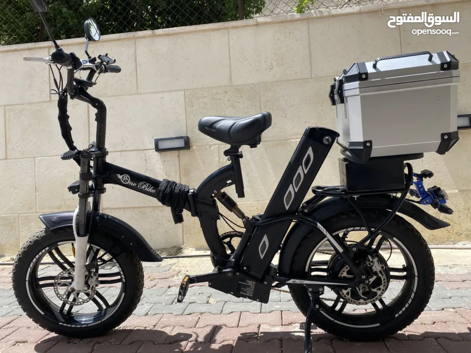 بسكليت كهرباء one bike 2024  بطارية 60 v  29 a ماطور 1500 w فل إضافات  مع أوراق