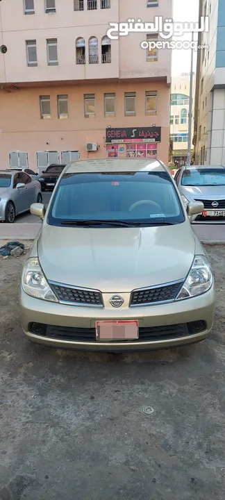 NISSAN TIIDA 1.6L 2007, GCC SPEC , BUY AND DRIVE CONDITION, MULKIYA RENEW JAN 2025, PRICE NEGOTIABLE