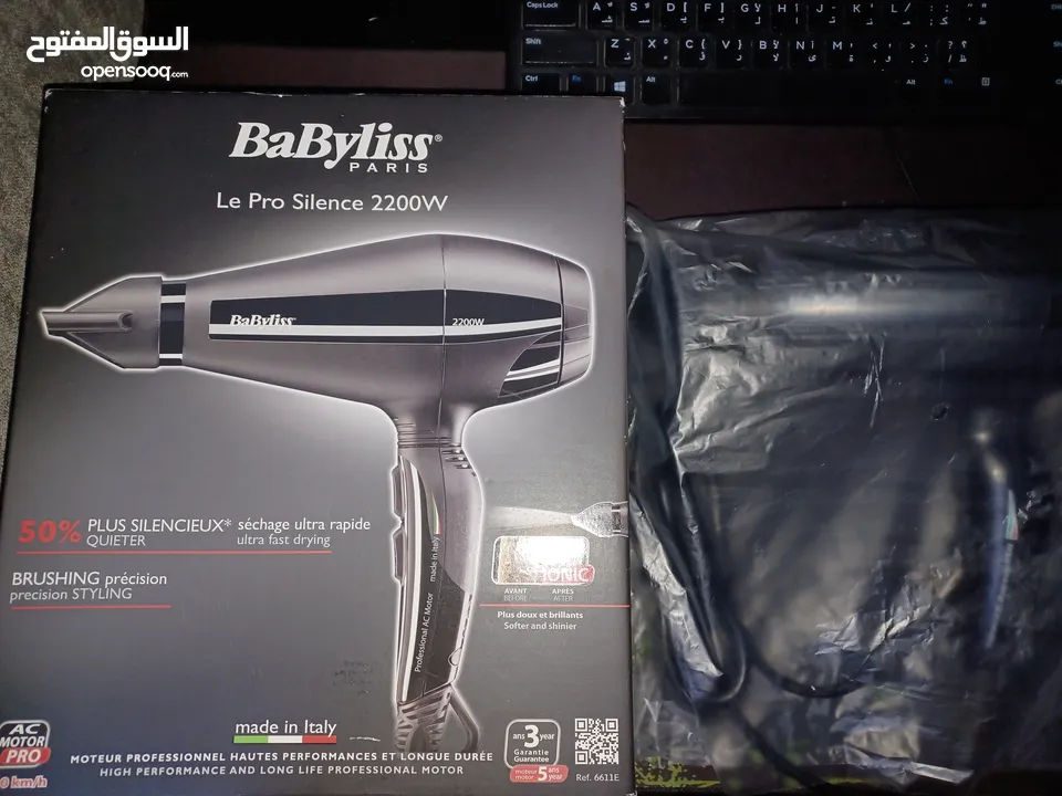 سشوار شعر BABYLISS الايطالي 2200 واط