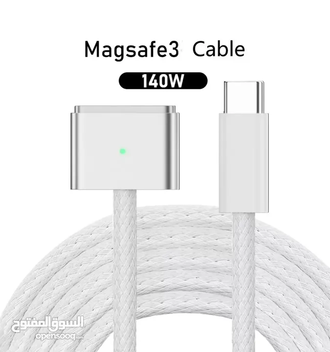 شاحن لابتوب آبل أصلي  Apple 140W USB-C Power Adapter for MacBook Series. In excellent condition