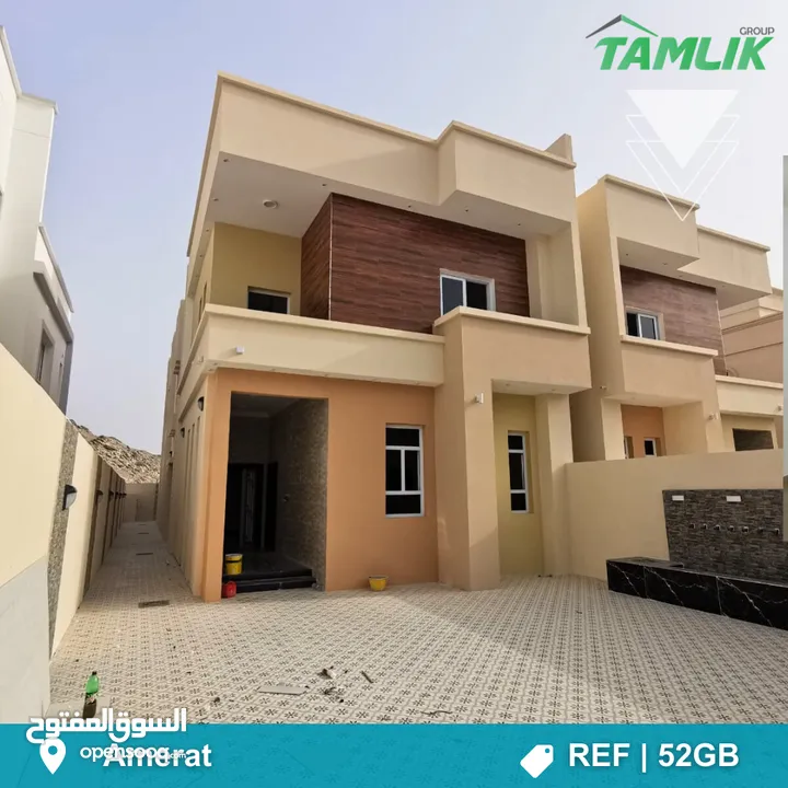 Villa for Sale in Al Amerat فيلا للبيع في العامرات  REF 52GB