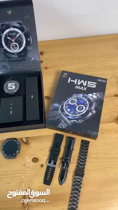 ساعة HW5 Ultimate سمارت بكل المميزات الجديدةاقوى و افخم بكج  ساعة HW5