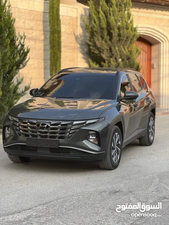 هونداي توسان هايبرد 2023 فل اضافات بدون فتحة فحص نخب