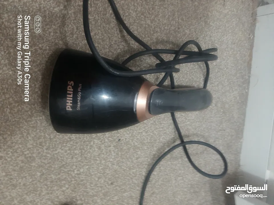 مكواة بخار محمولة ستيم اند جو من فيليبس، قدرة 1300 واط،Philips Steam&Go Handheld Garment Steamer