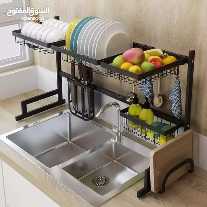 ستاند الصحون فوق المجلى