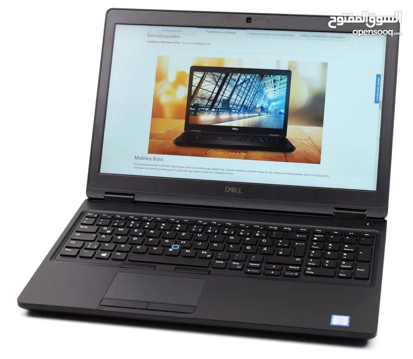 Dell 5470 Core i5 6th  8gb ram Hard 256gb ssd Shared  Display 15.6 + الملحقات