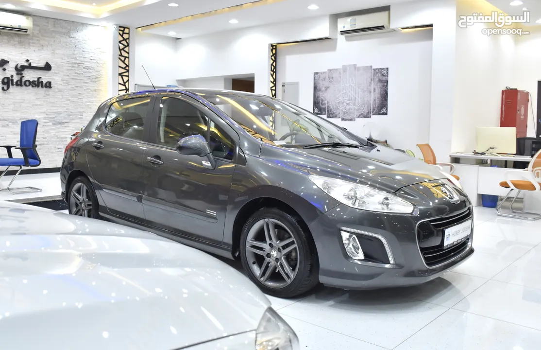 Peugeot 308 TURBO ( 2014 Model ) in Gray Color GCC Specs