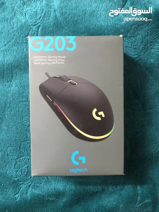 Logitech G203 LIGHTSYNC RGB 6 Button Gaming Mouse