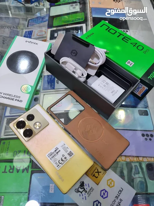 هدية بور بانك مستعمل اخو الجديد Not 40 pro رام 16 و 24 جيجا 256 أغراضة والكرتونه الأصلية متوفر توصيل