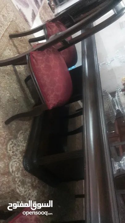 طاولة سفرة 8 مقاعد