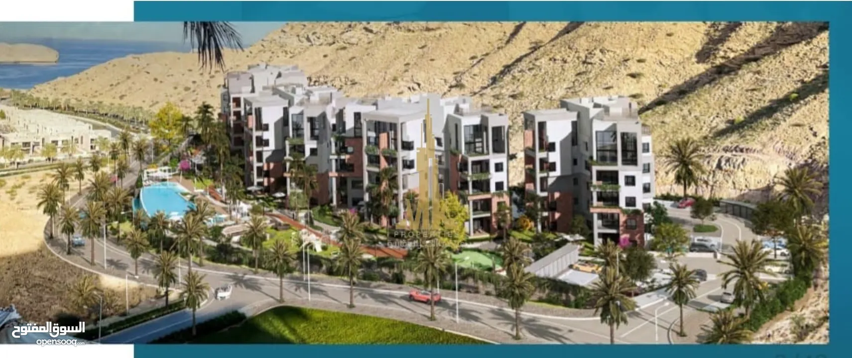 Own your apartment in Muscat bay/ Studio/ Own garden/ Down payment 10%/ Freehold/ Lifetime residency
