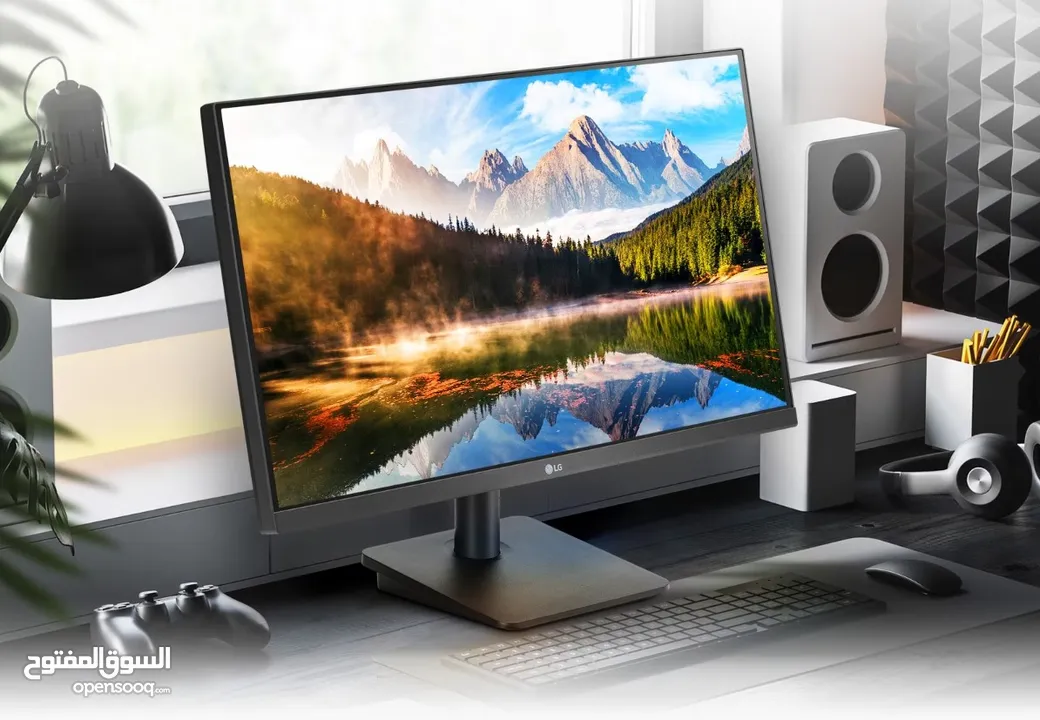 شاشة  LG 24-inch IPS Full HD  75Hz للبيع