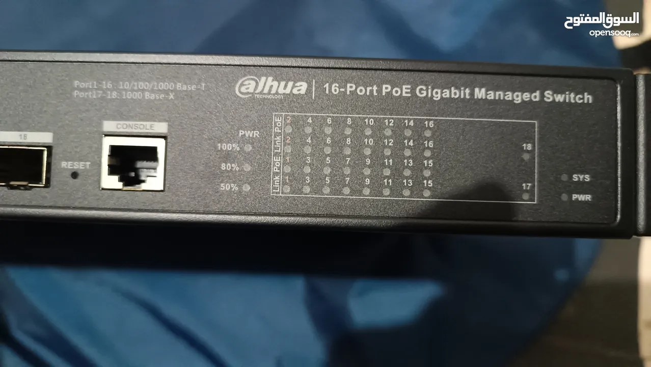 PFS4218-16GT-190  Switch administrable PoE Gigabit à 16 ports