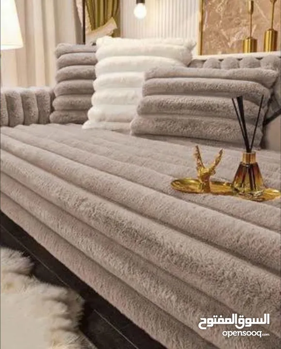 طقم الفرو المضلّع الفاخر... الطقم اللي قلب السوق من أول ما نزل