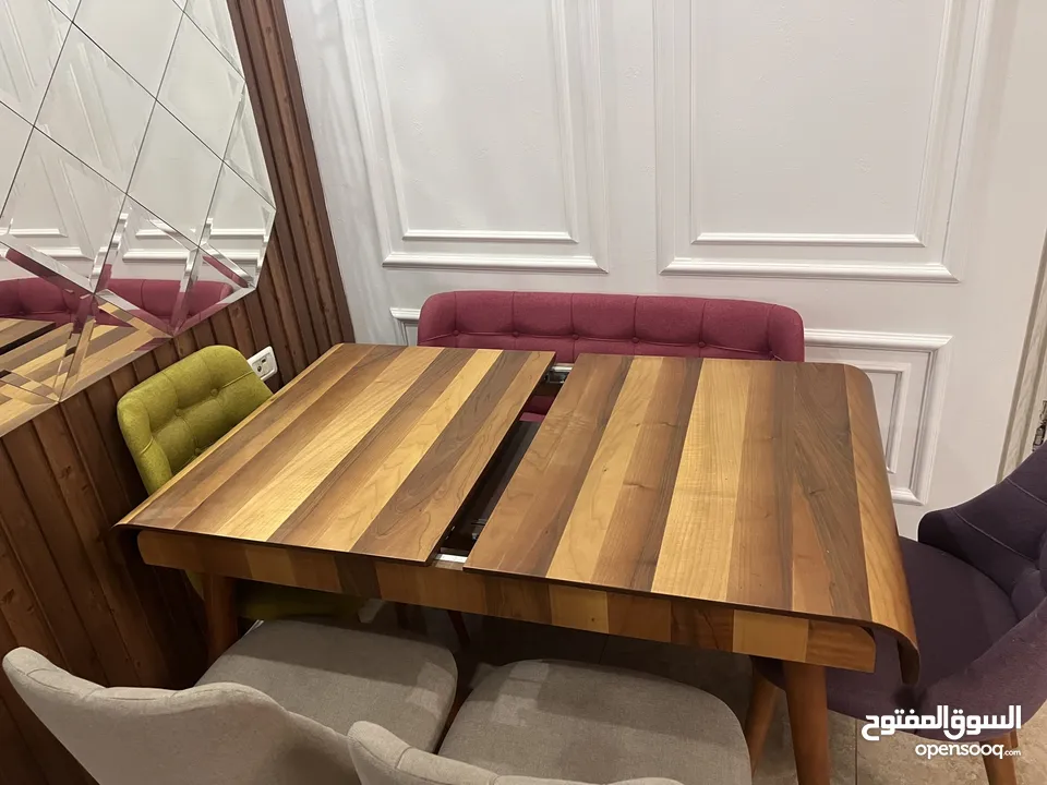 طاولة سفره / 6 مقاعد ممتازه