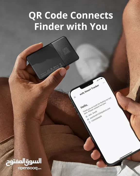 Anker Eufy Smart Track Card بطاقة يوفي سمارت تراك - أسود