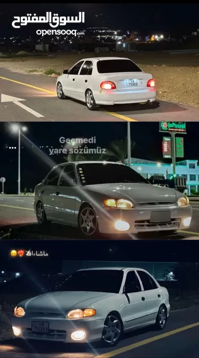 اكسنت 1998 لون ابيض