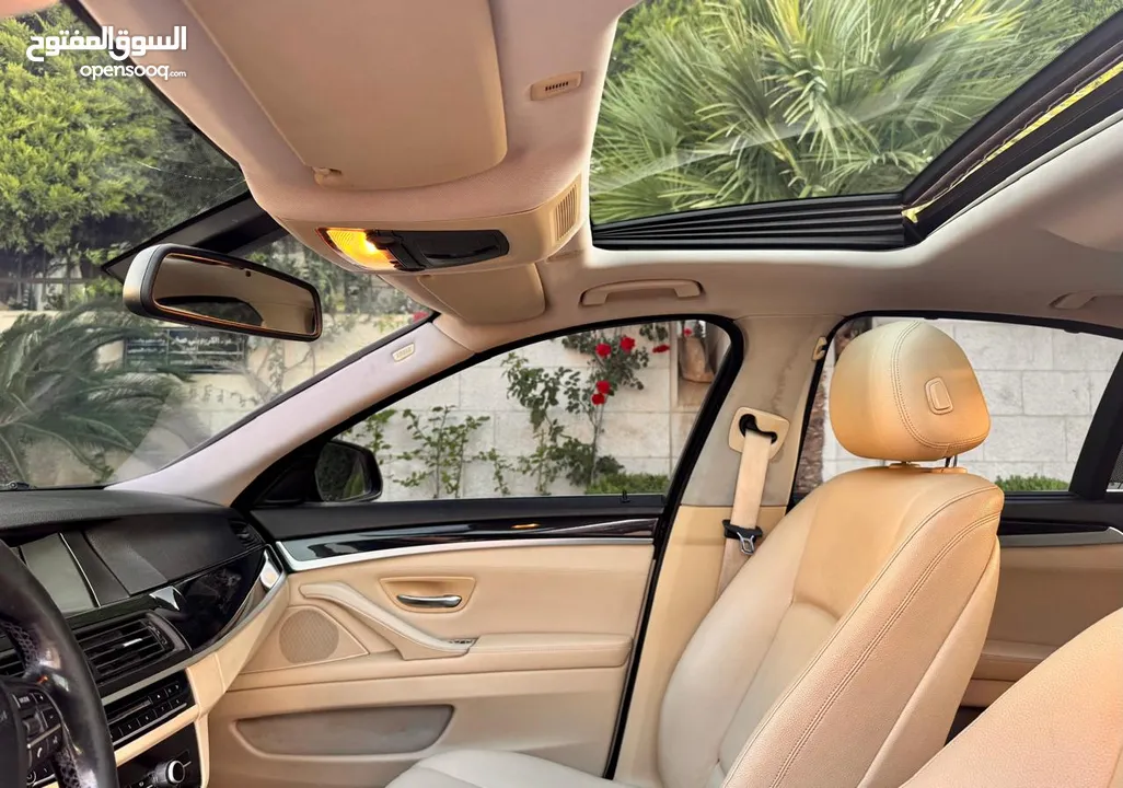 للبيع او البدل ع اقل سعر.  BMW 528i فحص كامل موديل 2014