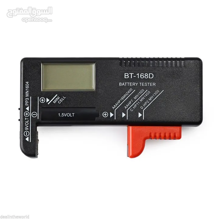 Digital LCD Battery Tester Volt Checker For 9V 1.5V AA AAA Cell