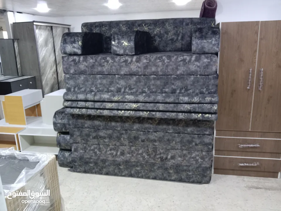 طقم كنب سبع مقاعد جديد للبيع