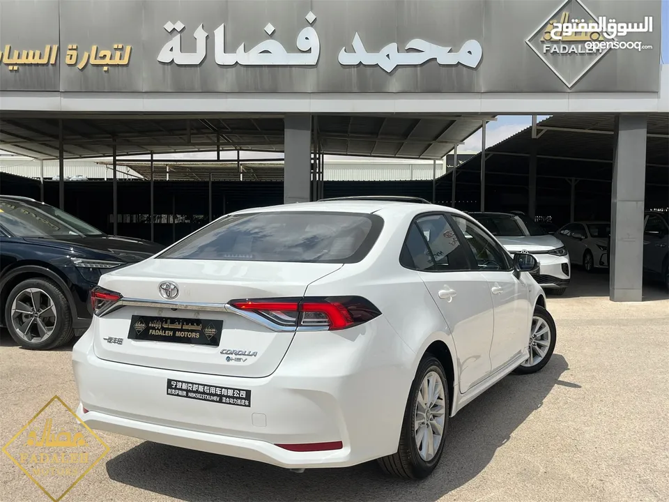اقساط تويوتا كورولا هايبرد 2025 زيرو بدون دفعة اولى للعمومي في حال وجود الطبعة