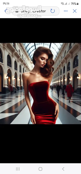 فساتين سهره مميزه جداً  لبسه واحده حجم M