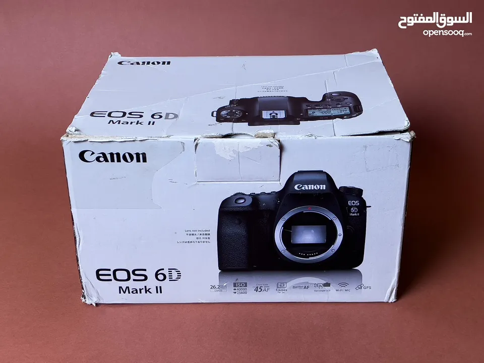 ‏كاميرا Canon 6D Mark2 بحالة جديدة