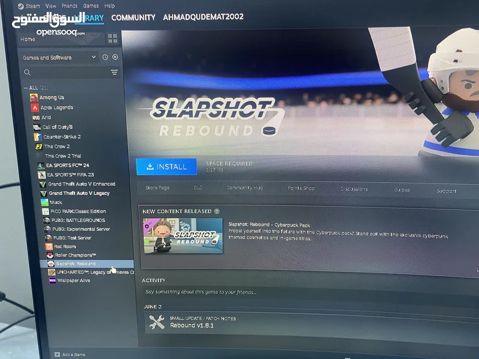 عرض ناري! PC جيمنغ + حساب ستيم + ماوس وكيبورد جيمنغ فقط بـ 180