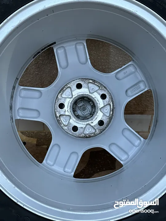 Audi Rims+tires In perfect condition/ جنطات اودي للبيع مع كوشوك