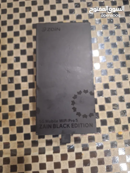 New Router 5G Mobile WiFi Pro 5 ZAIN BLACK EDITION for sale