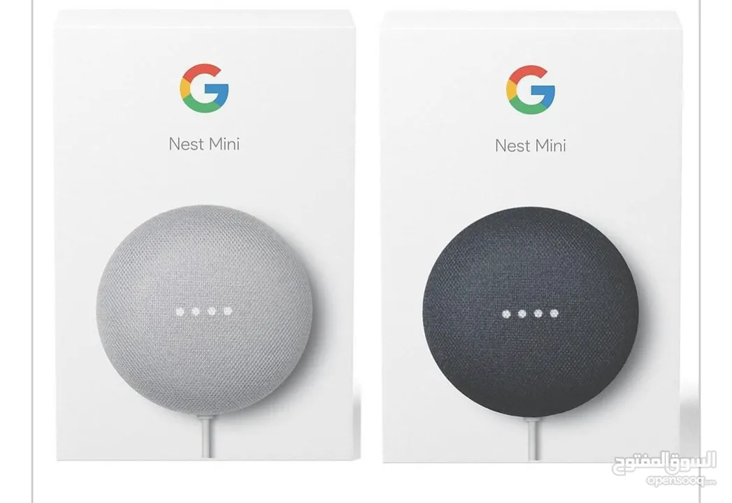 Google Nest Audio – مكبر صوت ذكي بجودة عالية (جديد وأصلي 100%) وجميع اجهزة google الاصلية الجديدة