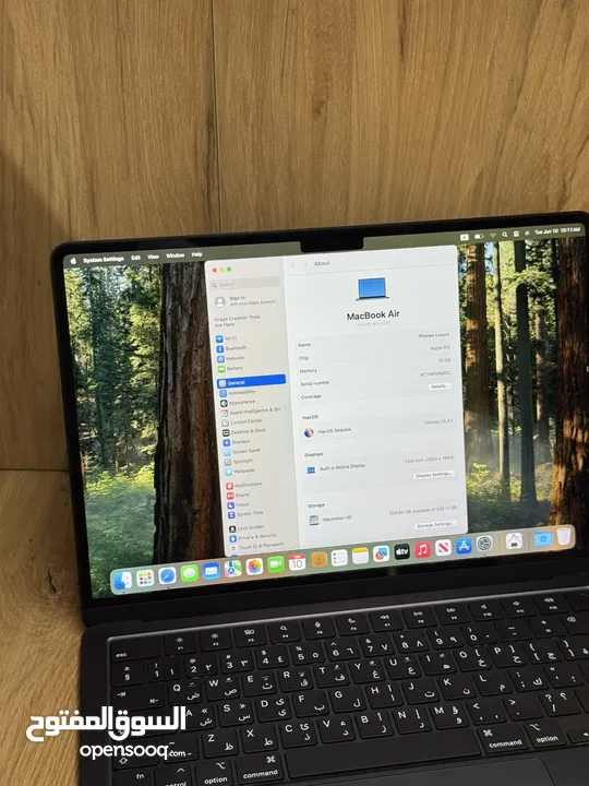 MacBook Air 2024 / M3-Chip / 16 RAM / 256 SSD