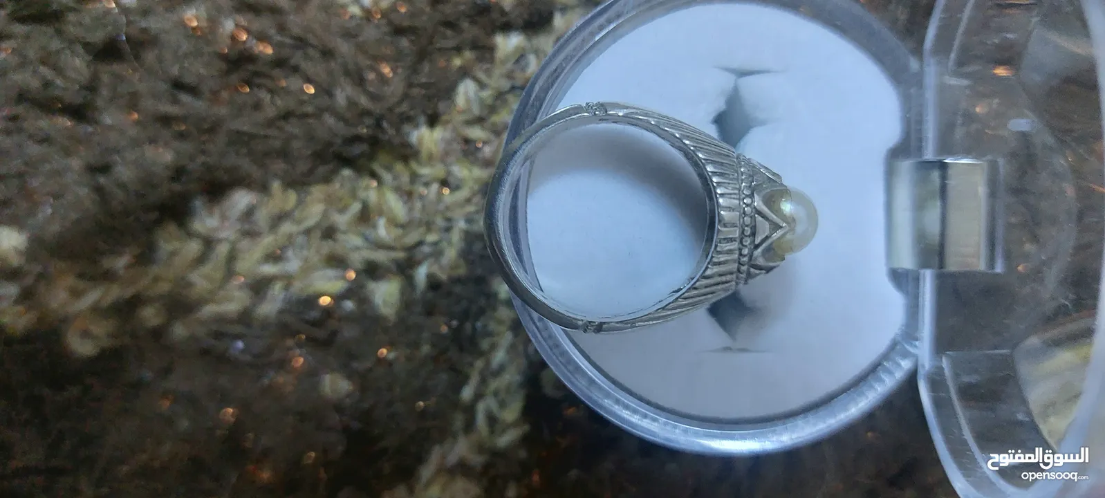 خواتم فضة اصلي واحجار كريمة اصلية منها نوادر