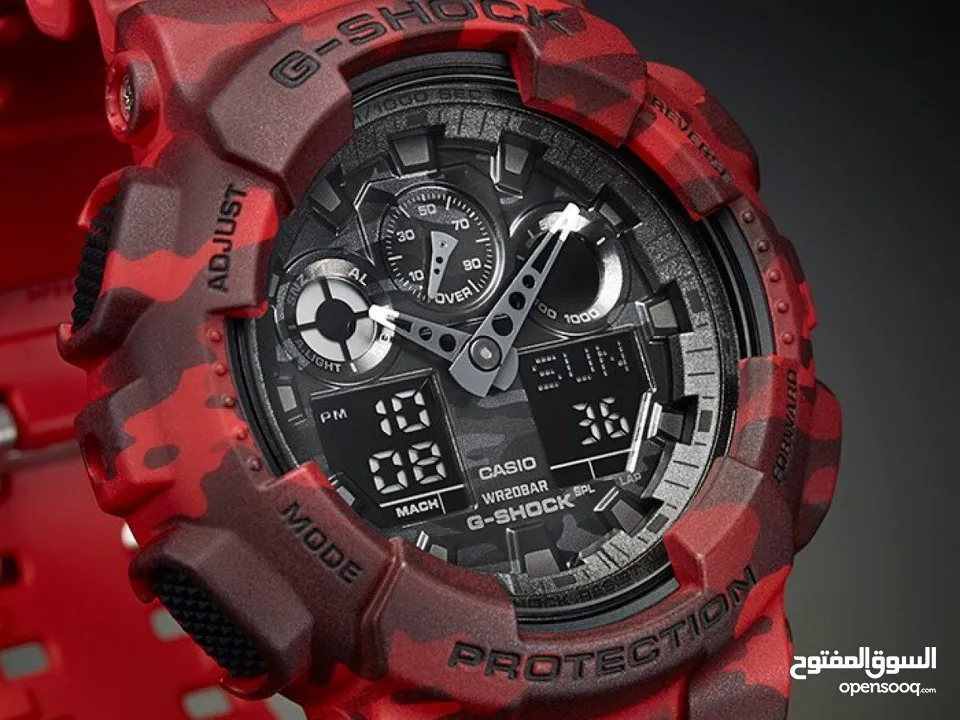 للبيع: ساعة كاسيو G-Shock GA-100 أصلية (مستعملة بحالة ممتازة)
