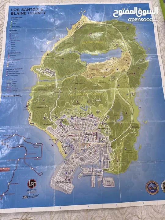 ألعاب Xbox اصلية مستعمل و جديد مع خريطة    gtav