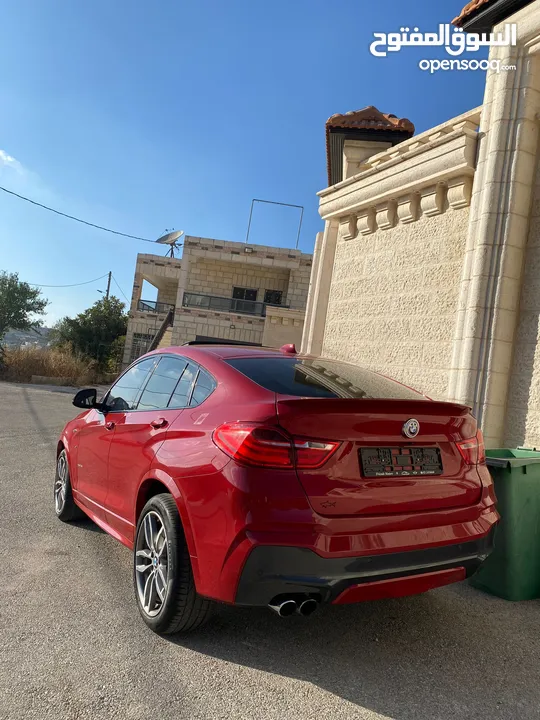 BMW X4 ام بكيج شركه ماطور 2000 بنزين توين تيربو . موديل 2015 ماشي 80000 فقط عداد حقيقي 4×4