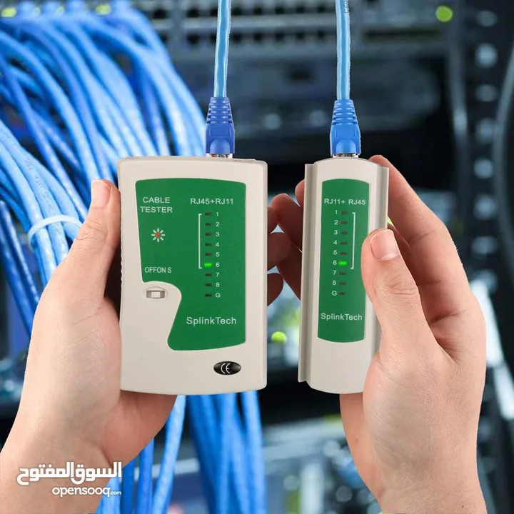 RJ45 and RJ11 Network Cable Tester جهاز فحص الكوابل