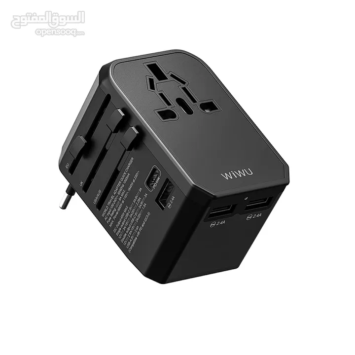 WIWU  UNIVERSAL PLUG ADAPTER 45W SMART -NEW -MEAGByte