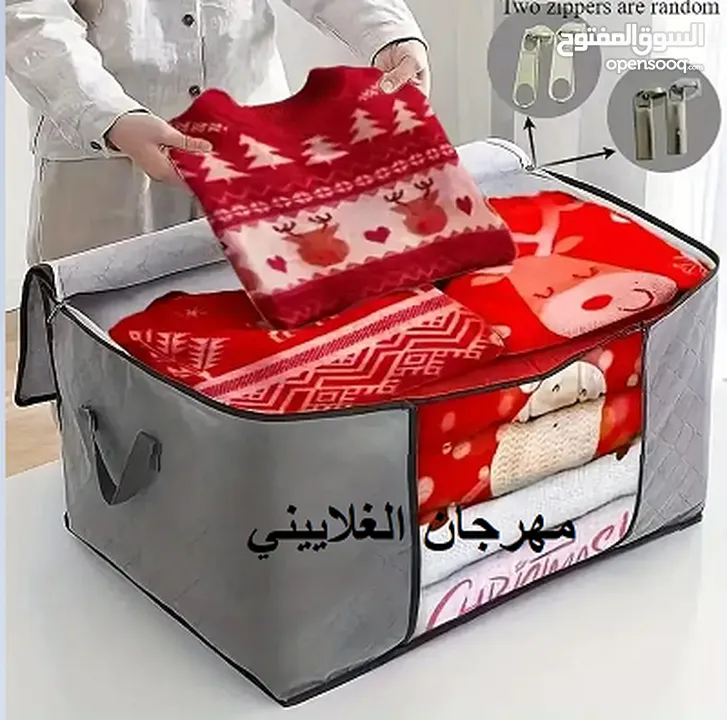 حقيبة تخزين جديدة للفراش القطني -