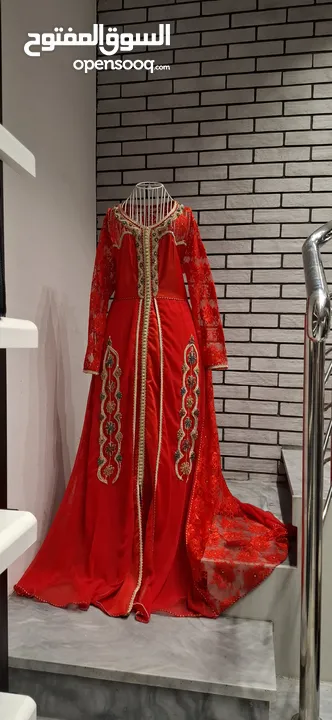 قفطان حنة احمر