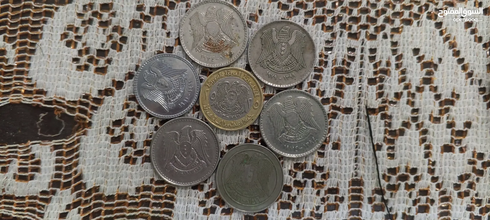 مجموعة عملات معدنية عدة دول