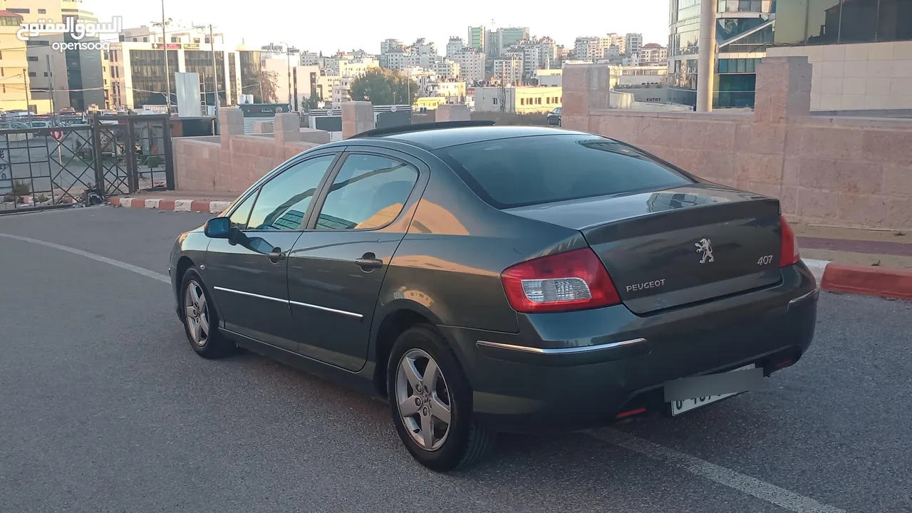 بيجو 407 سنة 2010.                اوتوماتيك...فتحة سقف