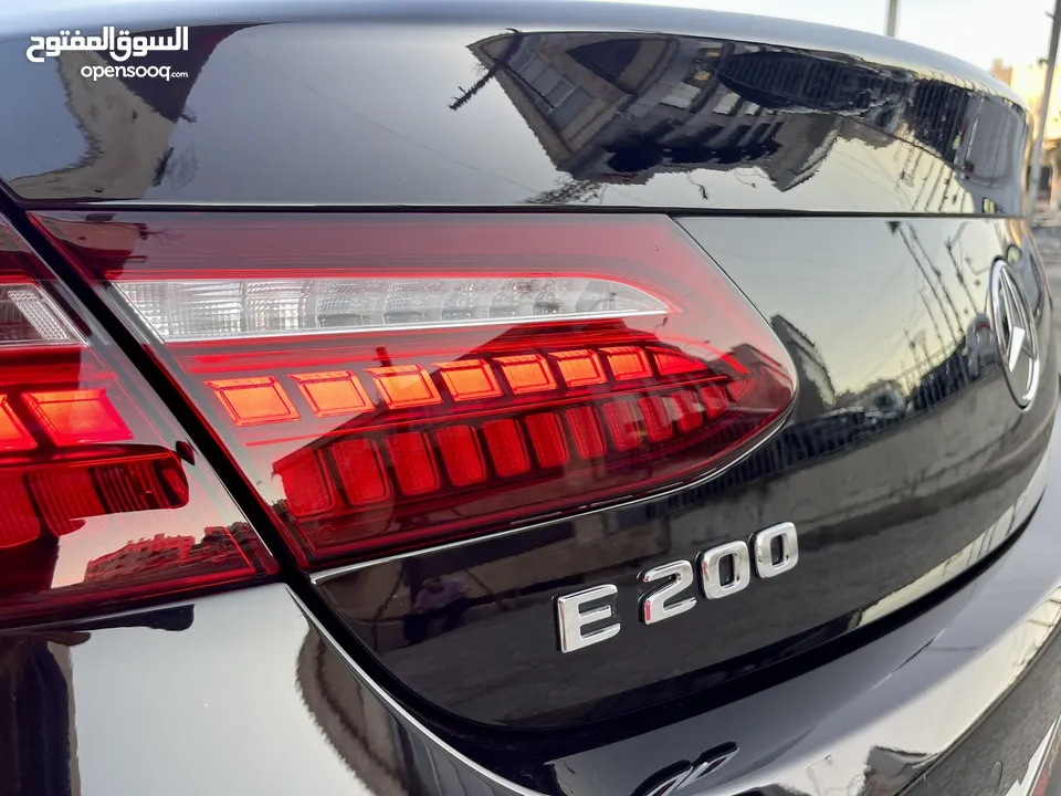 مرسيدس E200 AMG كوبيه اسود 2023 كت و بانوراما وارد المانيا بحالة الزيرو